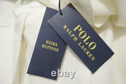 Ralph Lauren Polo Ivory Linen Sport Coat 40L New WithTags Dual Vents $598