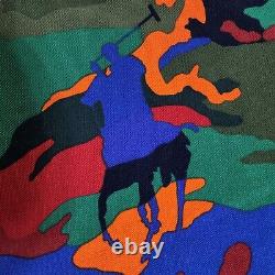 Ralph Lauren Polo Shirt Camo Slim Fit Multicolor Mesh Big Pony Size 2XL New