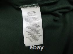 Ralph Lauren Polo Shirt Mens XL Green Boston Boylston St Big Pony Logo Slim