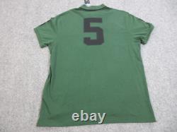 Ralph Lauren Polo Shirt Mens XL Green Boston Boylston St Big Pony Logo Slim