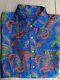 Ralph Lauren Purple Label 100% Silk Camp Shirt Xxl Royal Blue Mix Paisley $595