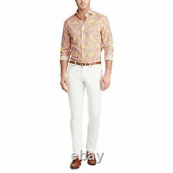 Ralph Lauren Purple Label Aston Choppa Print Floral Paisley Sport Shirt NWT $695