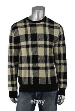 Ralph Lauren Purple Label Buffalo Check Cashmere Wool Sweater New $1495