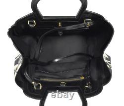 Ralph Lauren Purple Label Collection Art Deco Print Canvas Tote Bag New $1250
