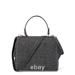 Ralph Lauren Purple Label Collection Medium Denim Tiffin Bag New $2250