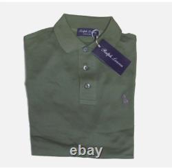 Ralph Lauren Purple Label Equestrian Pony Logo Tailored Fit Polo Knit Shirt Sz S