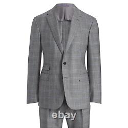 Ralph Lauren Purple Label Gregory 2 Button Handmade Glen Plaid Wool Suit NWT 40R