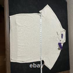 Ralph Lauren Purple Label Italy Silk Linen New with Tags Polo Shirt Sweater 2XL