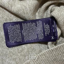 Ralph Lauren Purple Label Italy Silk Linen New with Tags Polo Shirt Sweater 2XL