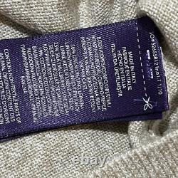 Ralph Lauren Purple Label Italy Silk Linen New with Tags Polo Shirt Sweater 2XL
