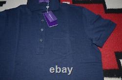 Ralph Lauren Purple Label Keaton Collar 100% Cotton Mesh Polo Shirt
