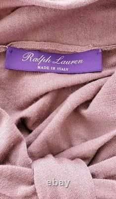 Ralph Lauren Purple Label Knit Top Sleeveless Criss-Cross Soft Size XS 0-2 NEW