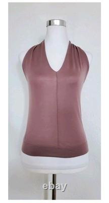 Ralph Lauren Purple Label Knit Top Sleeveless Criss-Cross Soft Size XS 0-2 NEW