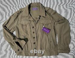 Ralph Lauren Purple Label Men's Cotton/Linen Safari Military Jacket L NEW