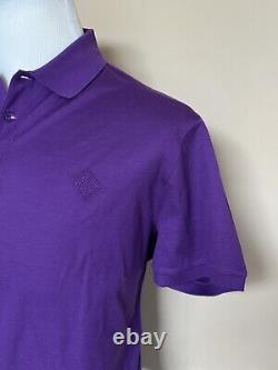 Ralph Lauren Purple Label Men's Purple Cotton Polo Shirt Small Italy NWT $395