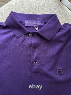 Ralph Lauren Purple Label Men's Purple Cotton Polo Shirt Small Italy NWT $395