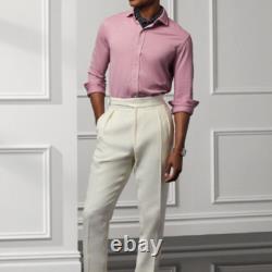 Ralph Lauren Purple Label Pique Keaton Long Sleeve Button Polo Shirt Sweater New