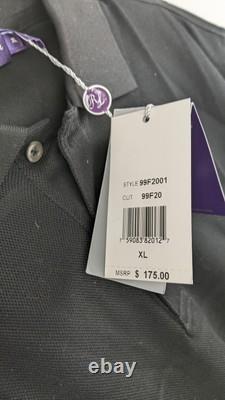 Ralph Lauren Purple Label Polo Shirt Men's XL Black Italy 100% Cotton NWT