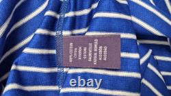 Ralph Lauren Purple Label Polo Shirt XXL Blue/White Stripe NWT Italy RN 41381