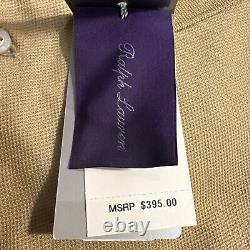 Ralph Lauren Purple Label Pony Equestrian Standing Horse Wool Pique Polo Size L