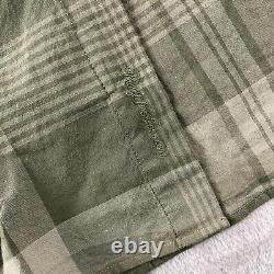 Ralph Lauren Purple Label Shirt Men XL Farm Olive Madras Plaid Italy NWT $500