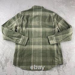 Ralph Lauren Purple Label Shirt Men XL Farm Olive Madras Plaid Italy NWT $500