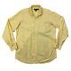 Ralph Lauren Purple Label Shirt Mens L Yellow Cotton Button Down Long Sleeve