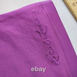 Ralph Lauren Purple Label Top XS Jersey Silk Stretch Mulberry Quiet Luxury New