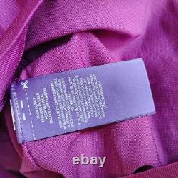 Ralph Lauren Purple Label Top XS Jersey Silk Stretch Mulberry Quiet Luxury New