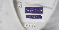 Ralph Lauren Purple Label Tuxedo Shirt 16-36 With Tie, Studs, & Cuff Links New