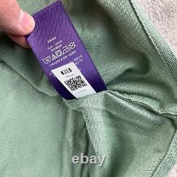 Ralph Lauren Purple Label Washed Pique Shirt Men 2XL Green Bay Designer NWT $395