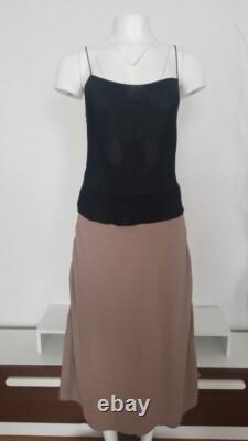 Ralph Lauren Purple Label Women 100% Silk Top Black Lightweight Size Small 2 NEW