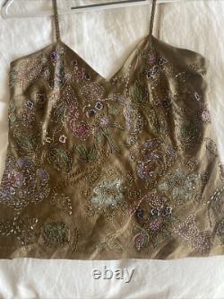 Ralph Lauren Purple Label Women's 100% Silk Top Lightweight New Small 2
