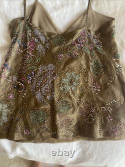 Ralph Lauren Purple Label Women's 100% Silk Top Lightweight New Small 2