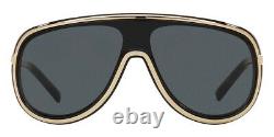 Ralph Lauren RL7069 Sunglasses Men Shiny Black Pilot 33mm New & Authentic
