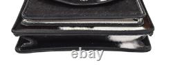 Ralph Lauren RRL Black Hair on Hide Hand Tooled Leather Crossbody Bag Clutch New