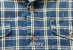 Ralph Lauren RRL Camp Collar Shirt Western Medium Men VERY RARE