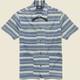 Ralph Lauren Rrl Indigo Striped Cotton Jersey Guayabera Camp Shirt New