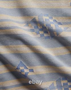 Ralph Lauren RRL Jacquard Knit Cotton Jersey Southwestern Camp Shirt S New