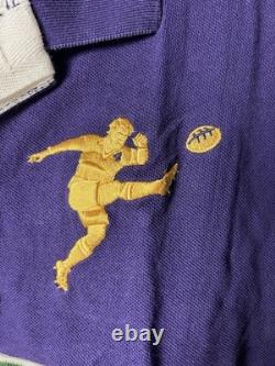 Ralph Lauren Rugby Big Kicker Polo Short Sleeve Men's PURPLE NWT LARGE Wales