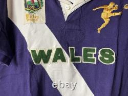 Ralph Lauren Rugby Big Kicker Polo Short Sleeve Men's PURPLE NWT LARGE Wales