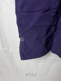 Ralph Lauren Rugby Big Kicker Polo Short Sleeve Men's PURPLE NWT LARGE Wales