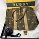 Ralph Lauren Rugby Skull Embroidery Canvas Tote Bag Tan New With Box Tags Rare