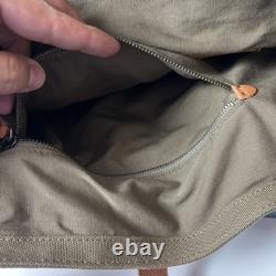 Ralph Lauren Rugby Skull Embroidery Canvas Tote Bag Tan New With Box Tags Rare