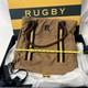Ralph Lauren Rugby Tote Shoulder Bag Brown New W Tag And Box Rare Leather Strap