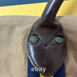 Ralph Lauren Rugby Tote Shoulder Bag Brown NEW W Tag And Box Rare Leather Strap