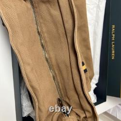 Ralph Lauren Rugby Tote Shoulder Bag Brown NEW W Tag And Box Rare Leather Strap