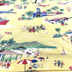 Ralph Lauren Shirt Polo Bear 2XL Yellow All Over Print Short Sleeve Brand New