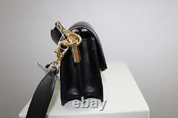 Ralph Lauren Small Leather Tayler Convertible Crossbody Shoulder Bag Black $295