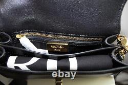 Ralph Lauren Small Leather Tayler Convertible Crossbody Shoulder Bag Black $295